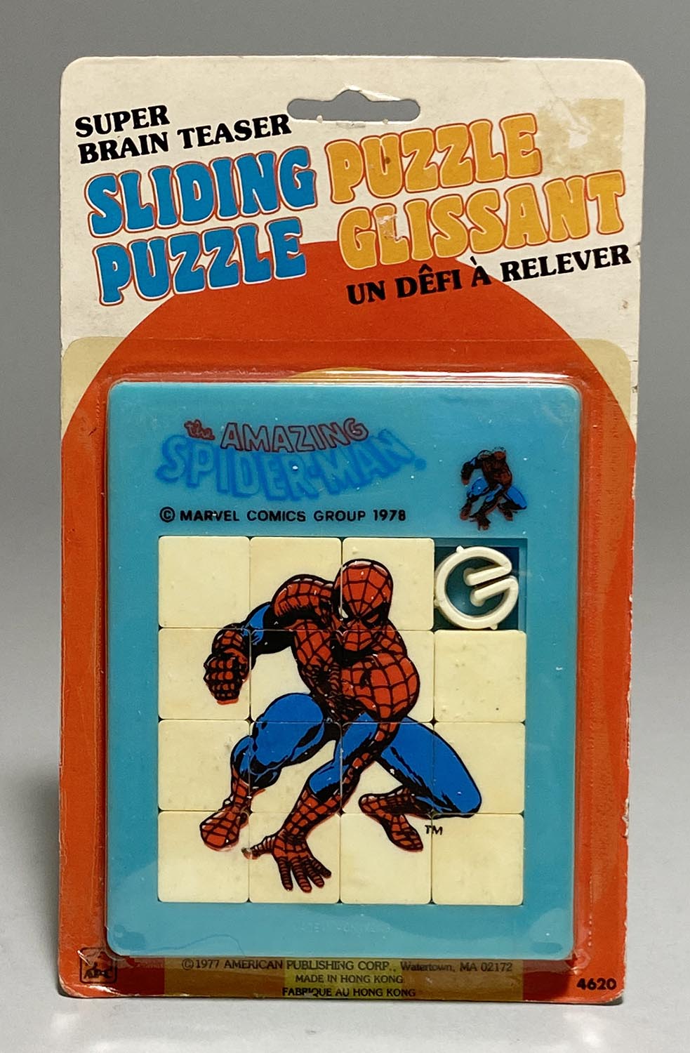 Spider-Man sliding puzzle