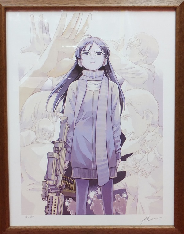 ミ*ヤ様 Gunslinger girl 相田裕直筆サイン入り複製原画 相田裕 直筆