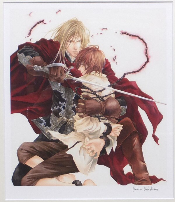 FLESH & BLOOD 高級複製原画　雪舟薫先生 PG-4295]FLESH & BLOOD 直筆サイン入りカラー複製イラスト 雪舟薫
