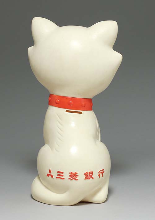 【新作入荷!!】  三菱銀行 おしゃれキャット ダッチェス カウンターサイズ貯金箱 貯金箱