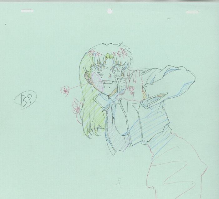 新世紀エヴァンゲリオン 原画 葛城ミサト