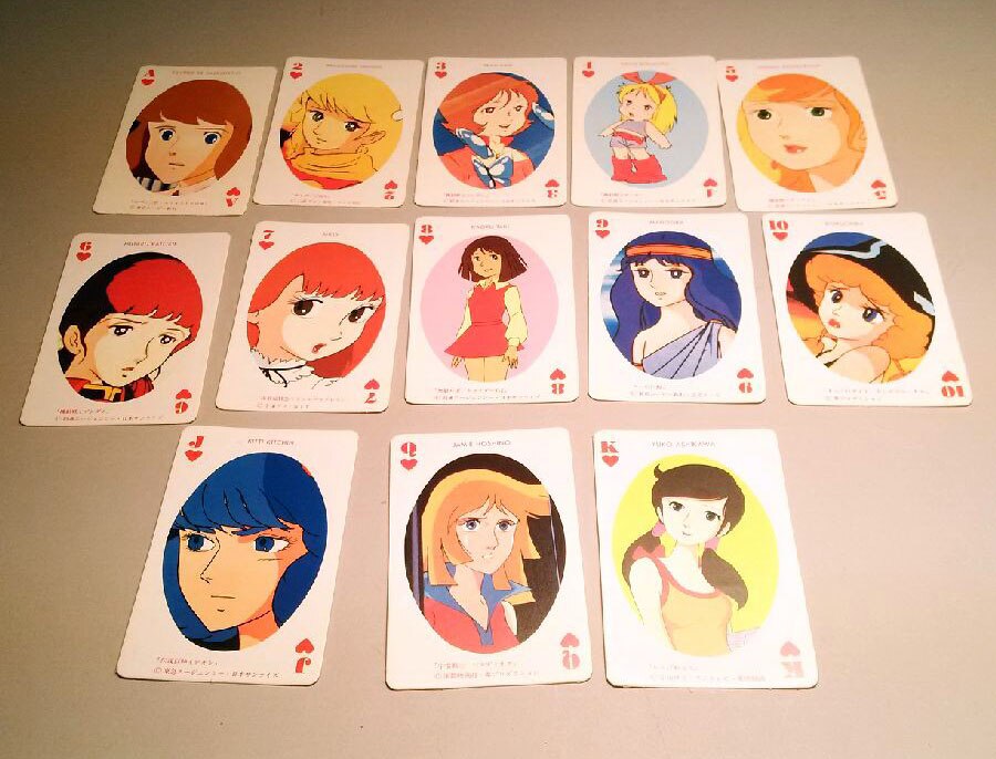 送料0円 昭和50年代 小六特製アニメアイドル トランプ トランプ Uno Codattic Es