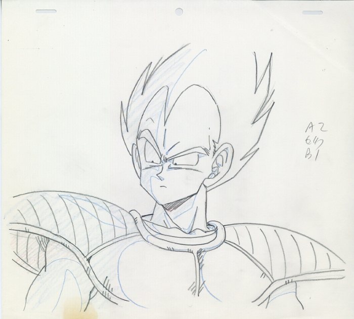 ドラゴンボール Z 原画 ベジータ