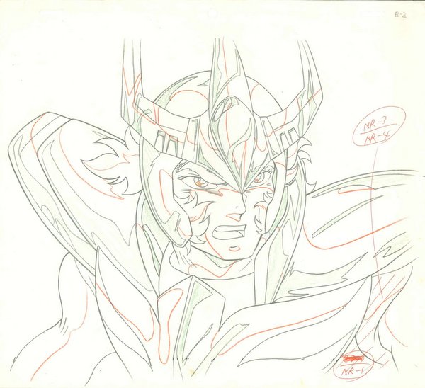 聖闘士星矢 一輝 セル画 聖闘士星矢 一輝 セル画