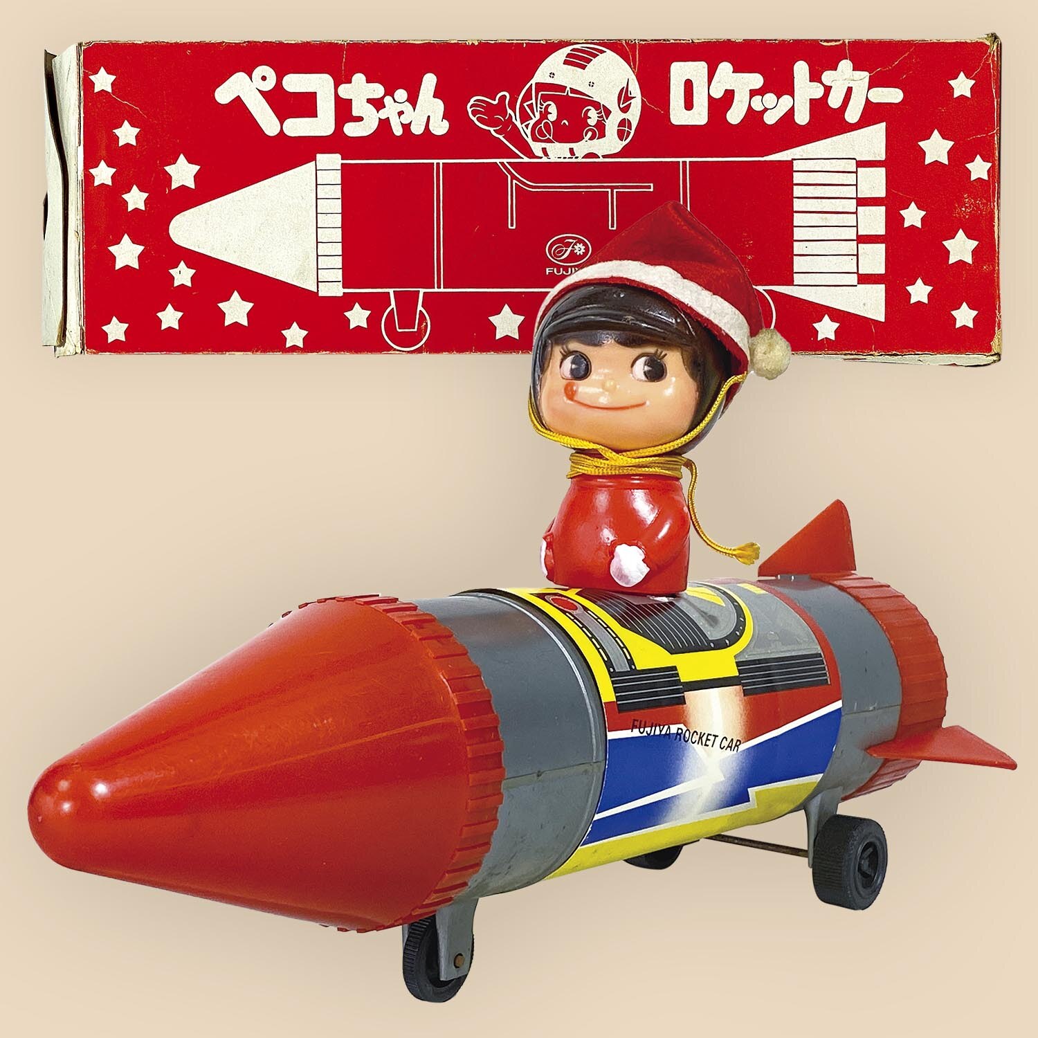 1084］ 不二家 ペコちゃん ロケットカー