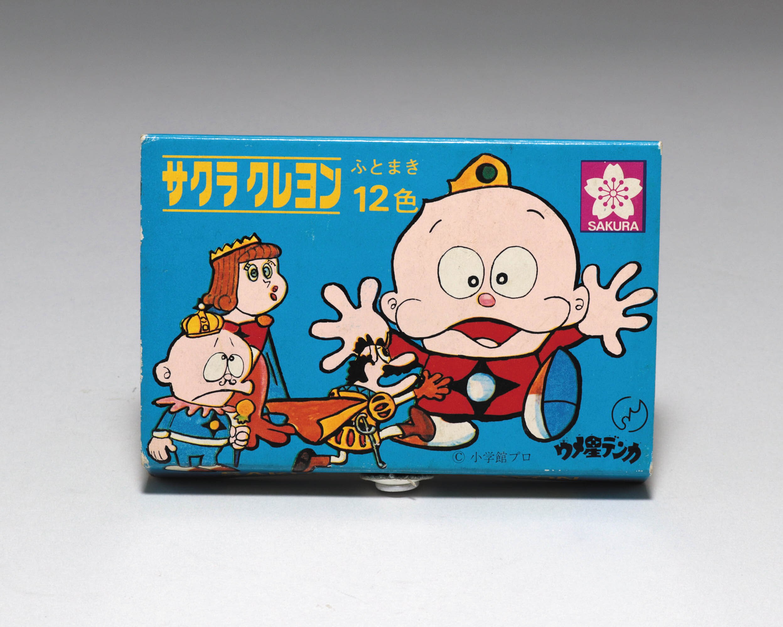 Sakura Crayon Futomaki 12 colors Umeboshi Denka