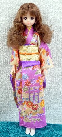 1991年9月ジェニートレンディきものの着物？＋キャッスルジェニー？（紫）