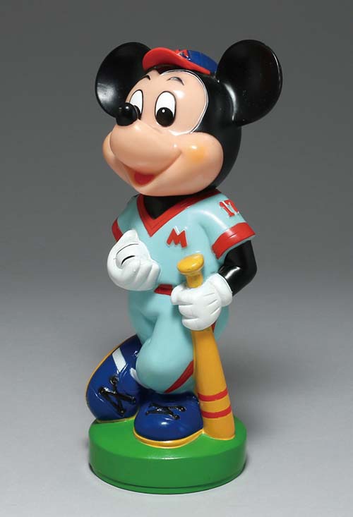 Mickey Mouse Playing Baseball · Creative Fabrica