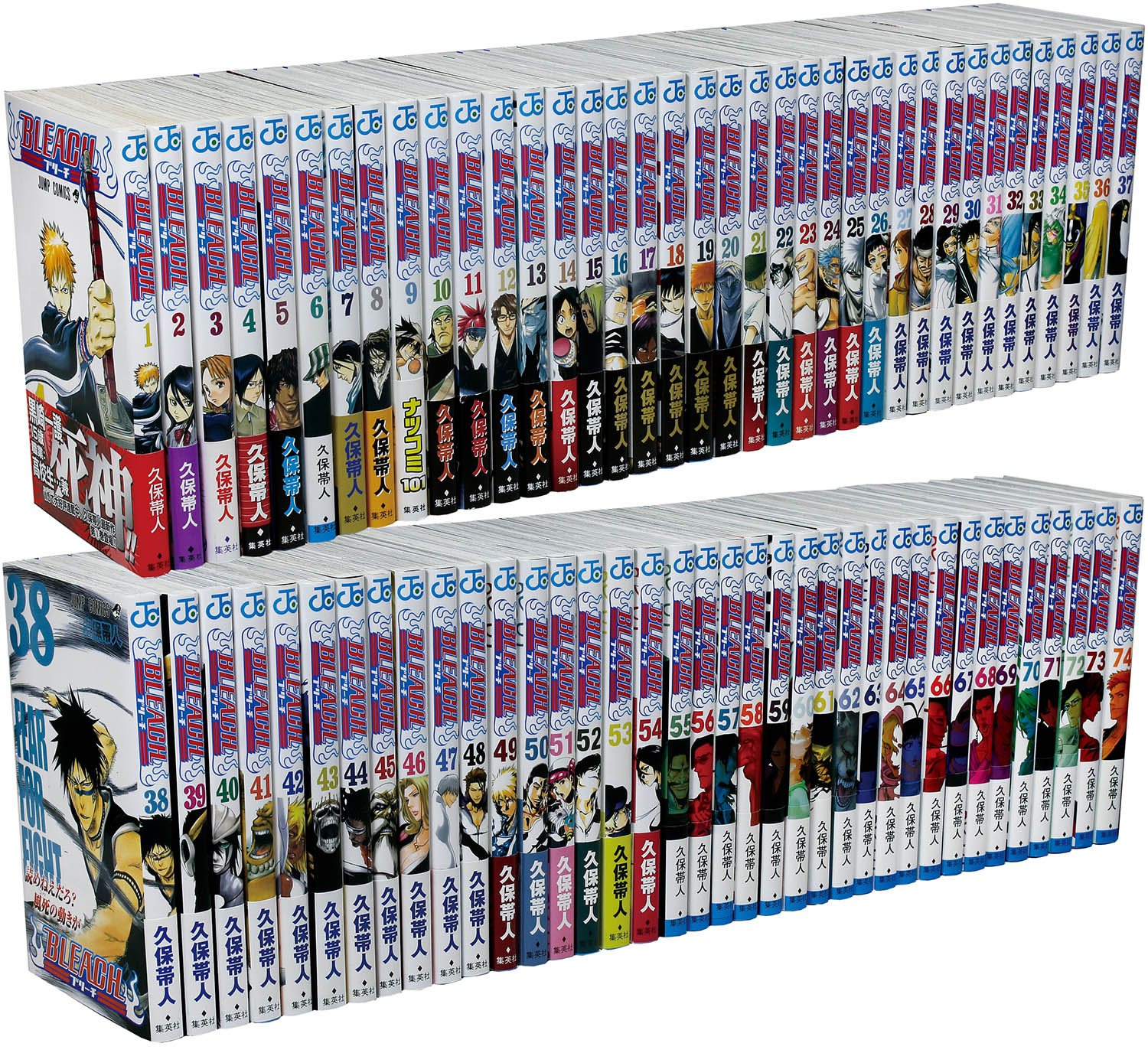 ジャンプコミックス 久保帯人 ブリーチ全74巻初版セット