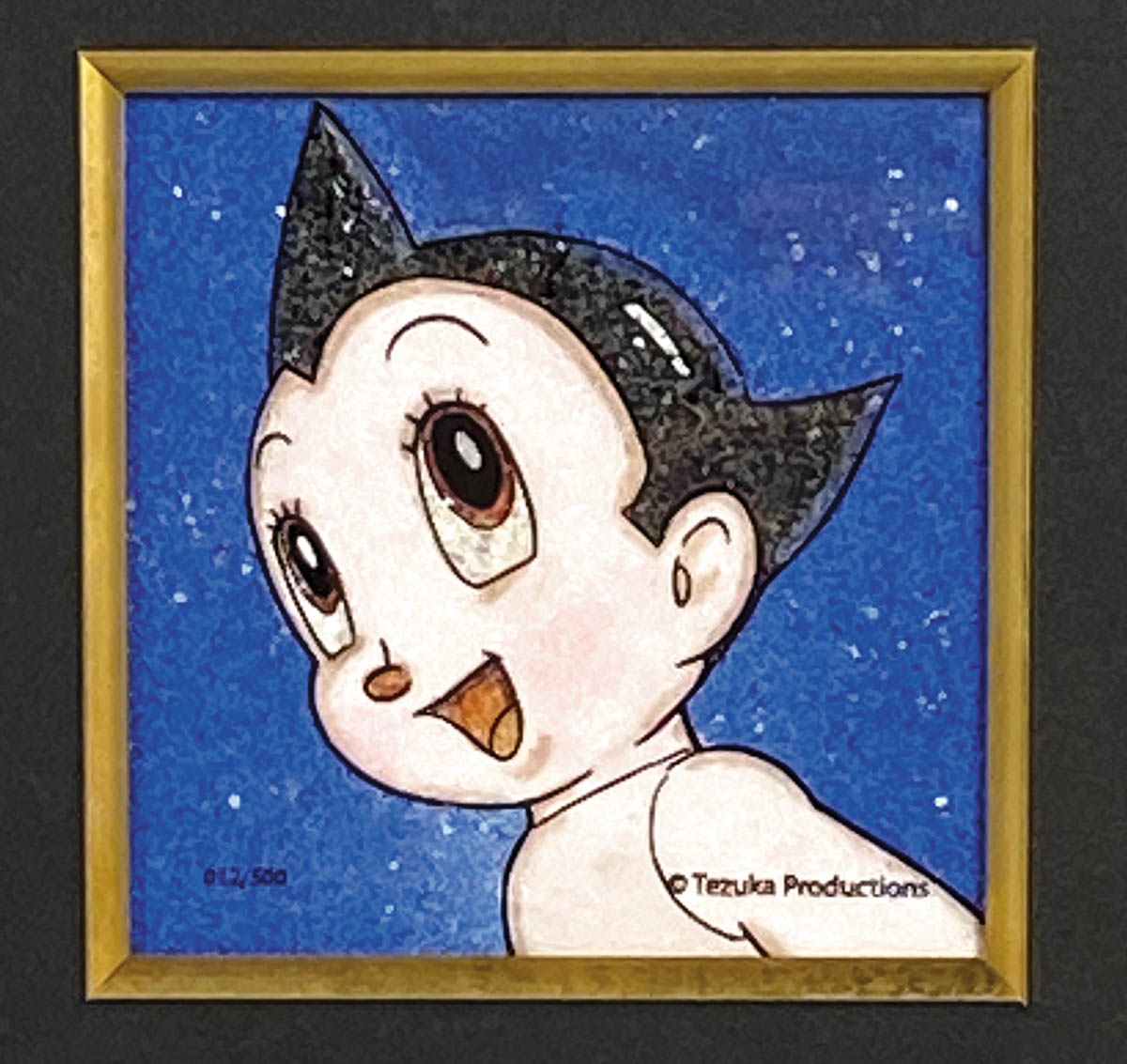 アトム 宝石絵画金色フレーム 2215] 手塚治虫 ジュエリー絵画「鉄腕アトム」