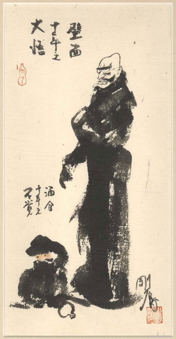 信頼も厚い 小島剛夕直筆イラスト サイン、直筆画