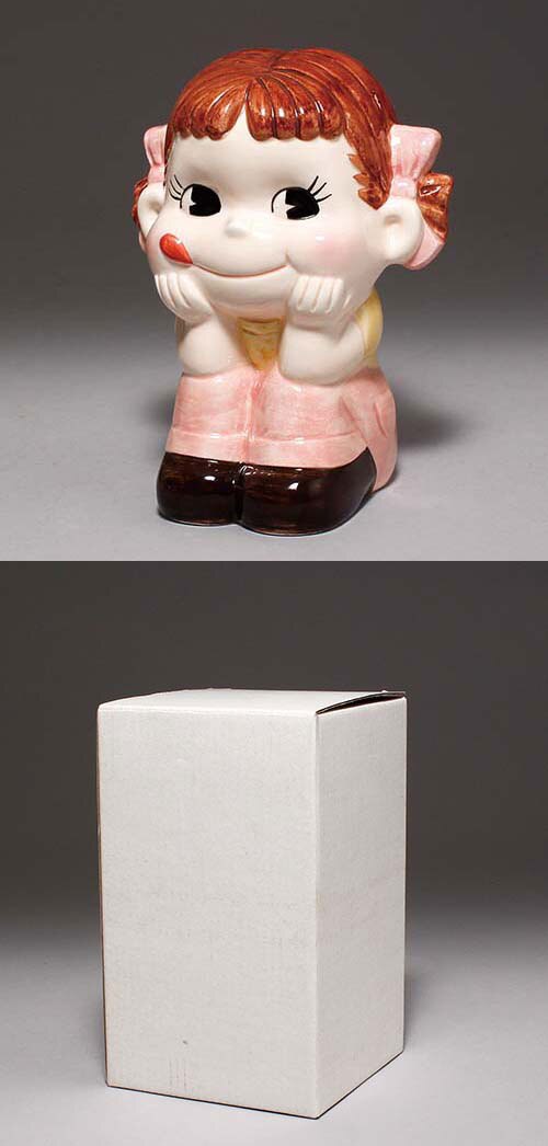 不二家 ペコちゃんバンク (ピンク) 箱付