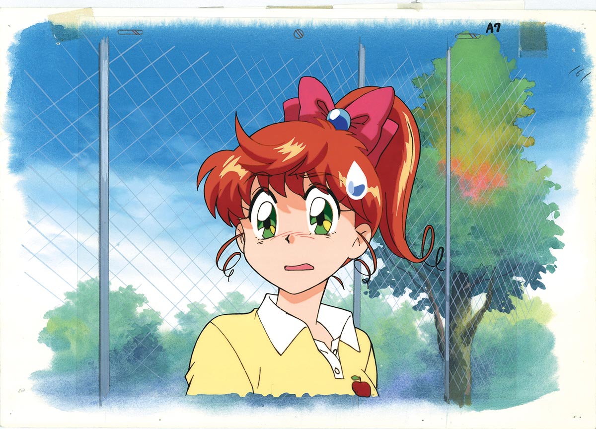 アニメ 愛と勇気のピッグガール とんでぶーりん セル画 B2 ぶーりん アップ 1994年～1995年 当時物 1点もの 超希少 グッズ 愛と勇気のピッグガール とんでぶーりん | TV Time とんでぶーりんセル
