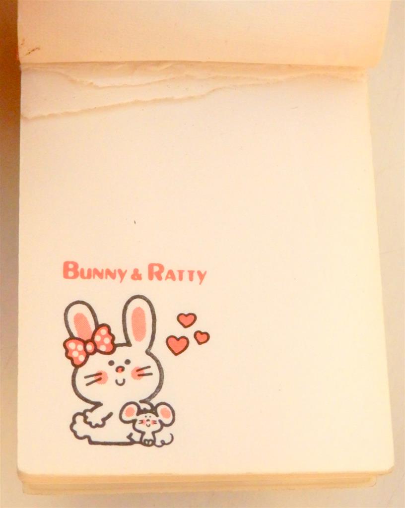 ⭐︎昭和レトロ⭐︎サンリオ バニーアンドラッティポケットメモセット ⭐︎昭和レトロ⭐︎サンリオ バニーアンドラッティポケットメモセット