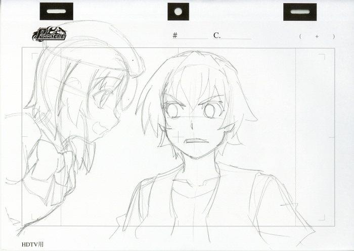 ひぐらしのなく頃に 原画　ラフ ひぐらしのなく頃に 原画 ラフ ひぐらしのなく頃に 原画 ラフ ひぐらしの