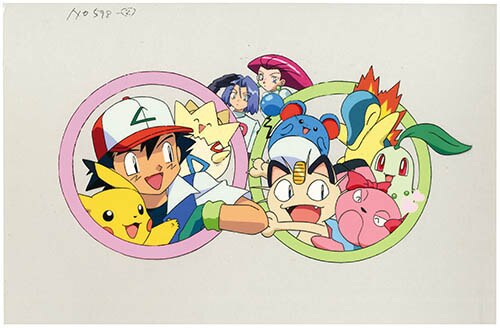 ポケモン　ポケットモンスター　セル画　A1 Yahoo!オークション - ポケットモンスター セル画 Pokemon 古いアニメ