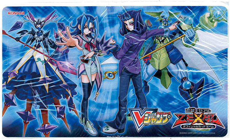 【正規逆輸入品】 遊戯王 プレイマット 神代兄妹 神代凌牙 神代璃緒 Vジャンプ サプライ・アクセサリ・グッズ