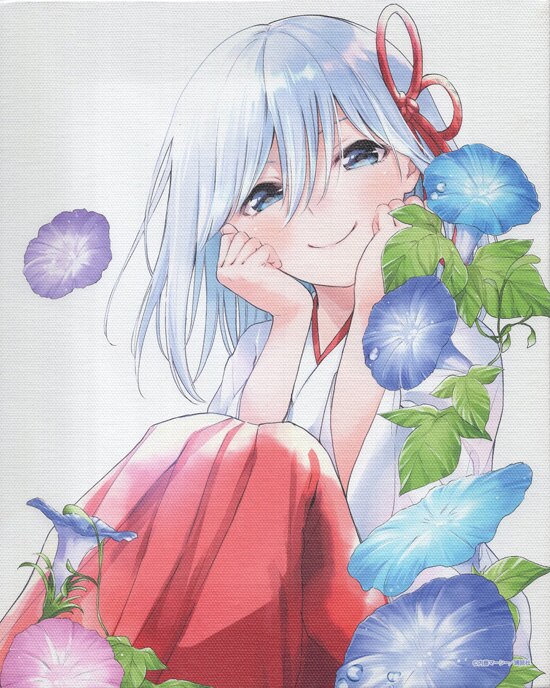内藤マーシー カラー複製イラスト「甘神さんちの縁結び」