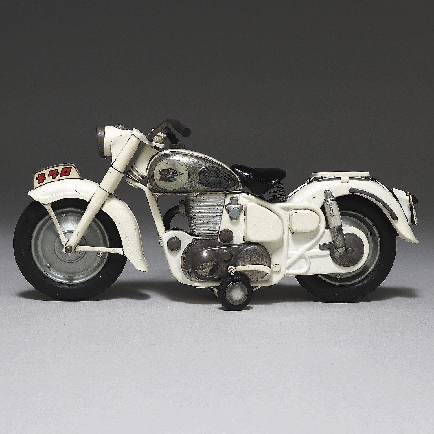 バンダイ メグロ オートバイ 500cc スタミナ ホワイト