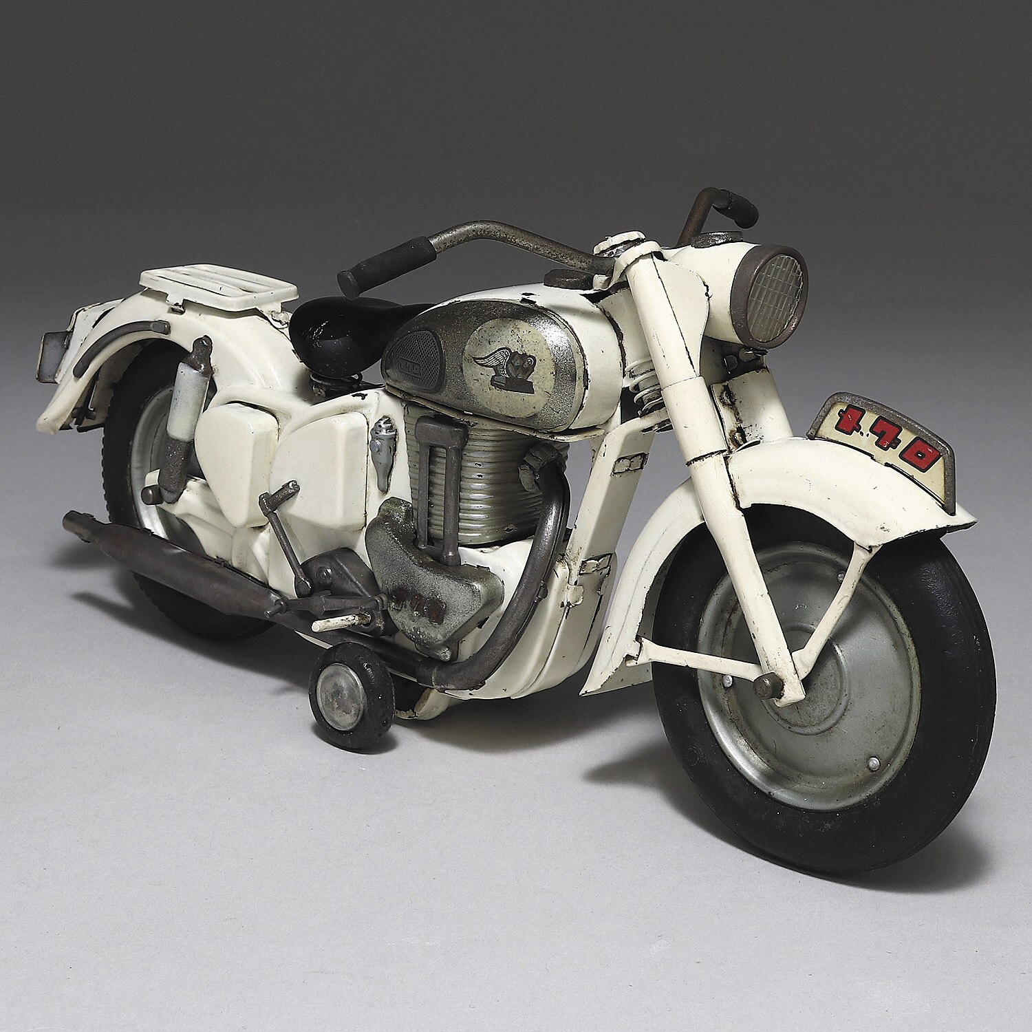 バンダイ メグロ オートバイ 500cc スタミナ ホワイト
