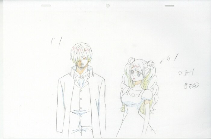 One Piece Genga Sanji Pudding