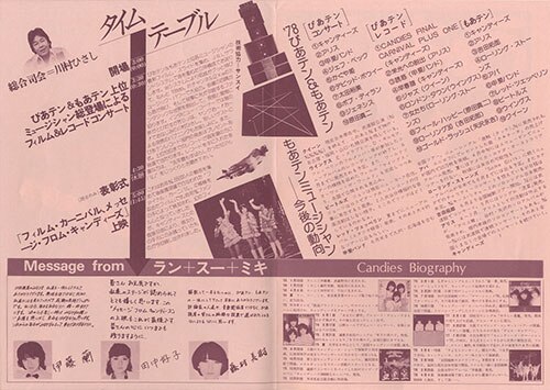 ぴあ/「'78ぴあテン＆もあテン発表会 パンフレット」