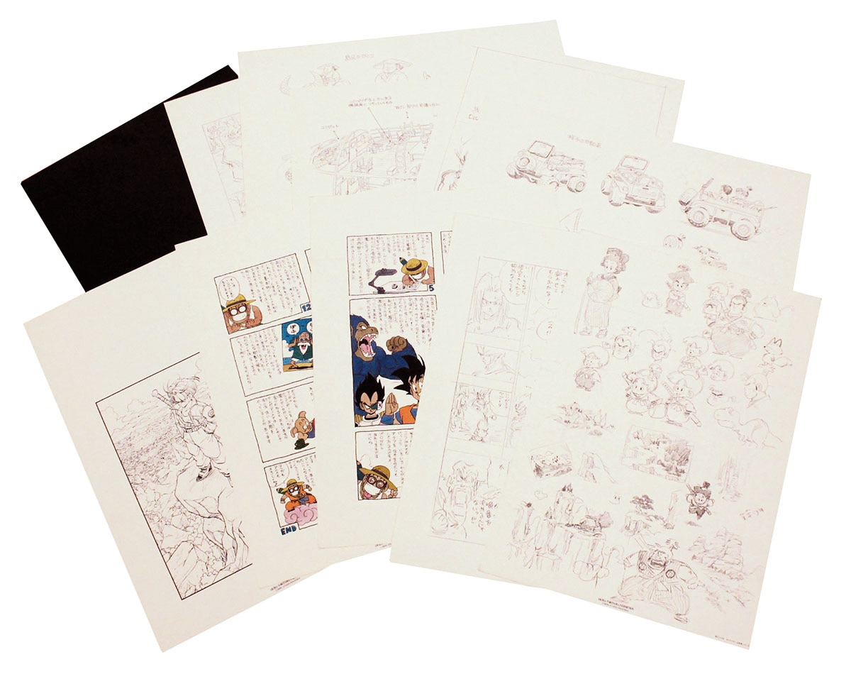 鳥山明の世界展 AKIRA TORIYAMA EXHIBITION複製原画10枚+下敷き