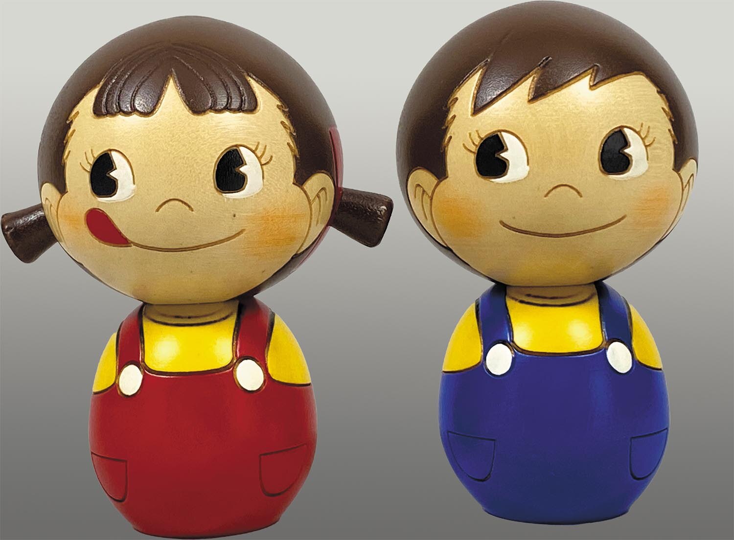 不二家 ポコちゃん、ペコちゃん こけし