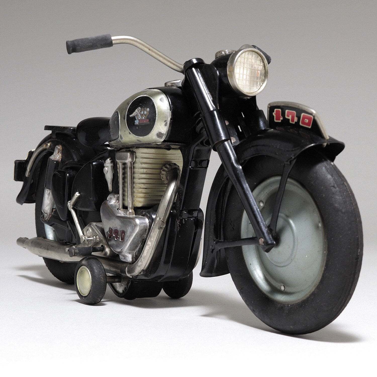 65%OFF【送料無料】 メグロ バンダイ オートバイ 上箱黄色 スタミナ 500cc オートバイ・バイク