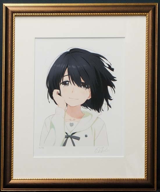 【スーパーセール】 田中将賀 直筆サイン入りカラー複製イラスト「心が叫びたがっ サイン、直筆画