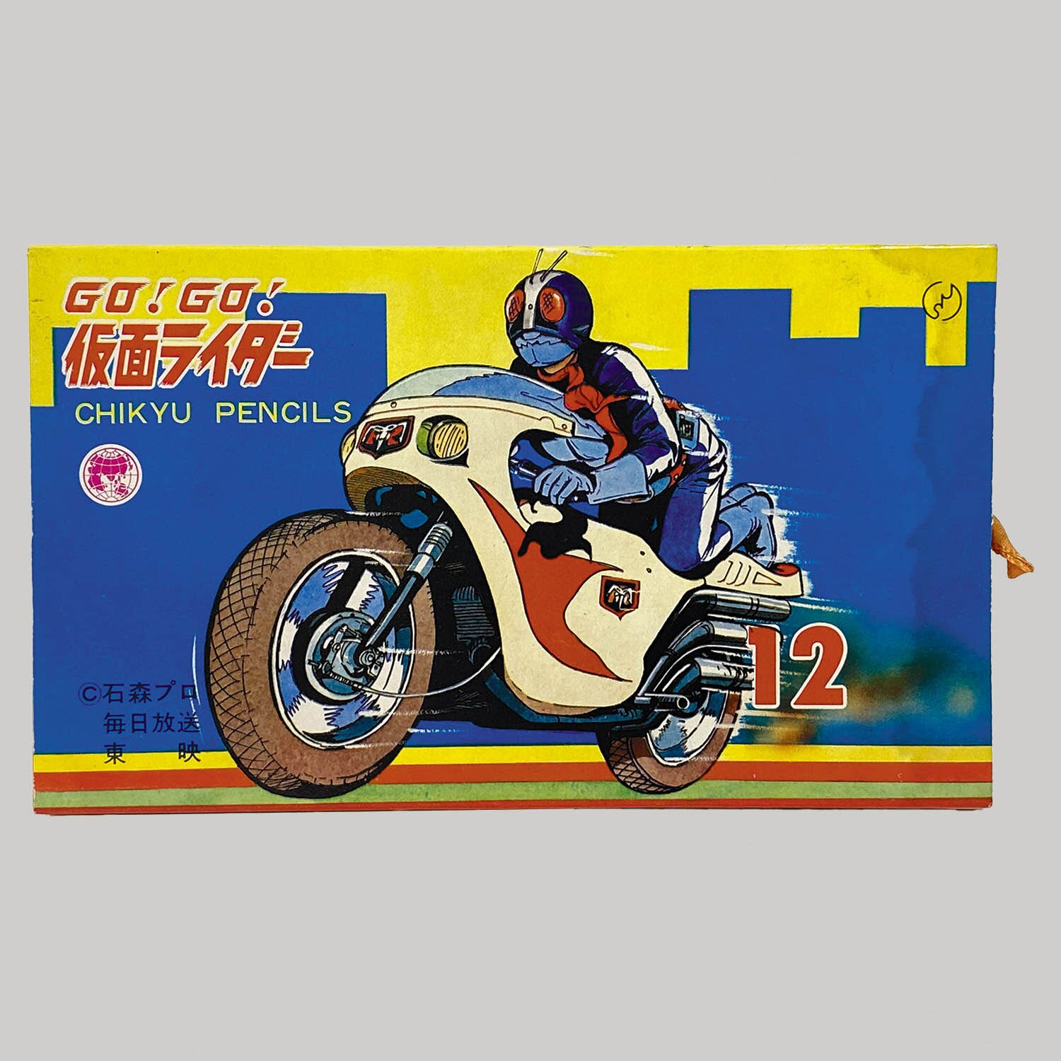 1639] 仮面ライダー 色鉛筆12色
