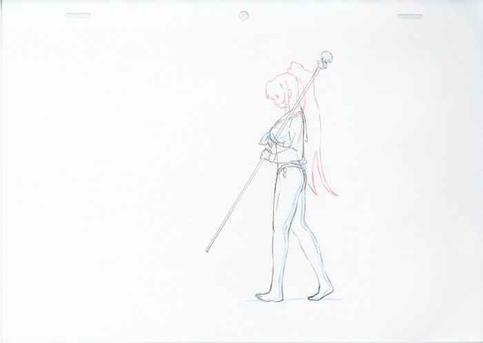 百花繚乱 サムライガールズ ラフ原画 百花繚乱 サムライガールズ ラフ原画