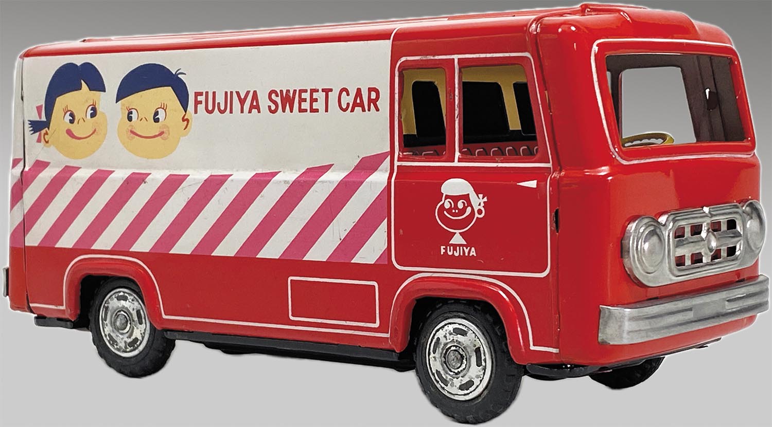 ☆現状品☆ 不二家 ペコちゃん ブリキバス FUJIYA SWEET CAR - www