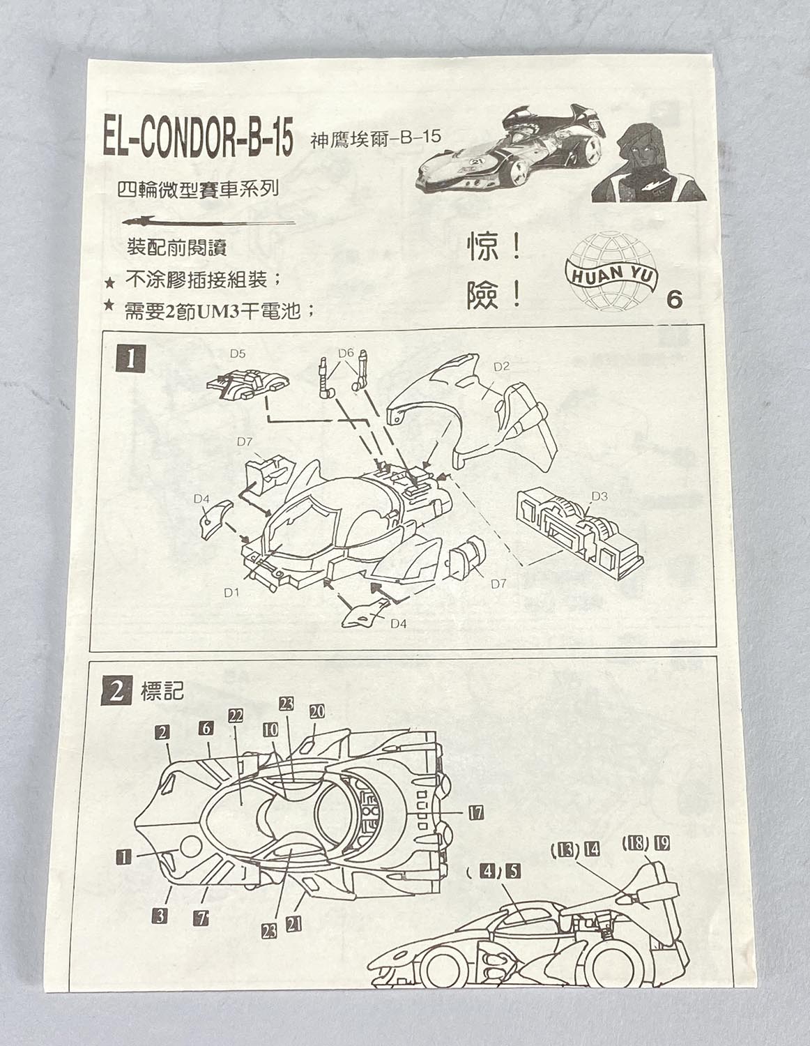 1742］ HUANYU エルコンドルB-15［新世紀GPXサイバーフォーミュラ］