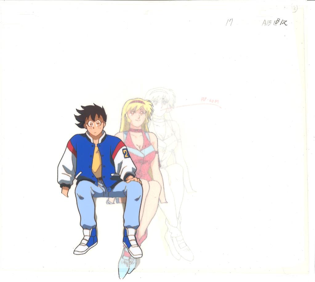 まとめ買いでお得 p4 キューティーハニーFセル画【子供の如月ハニー】背景画 セル画