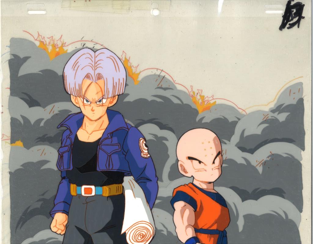 セル画 ドラゴンボールZ クリリン・トランクス