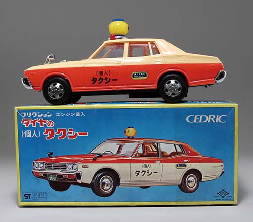 ブリキのおもちゃ 車 タクシー Yellow cab ゼンマイ、 - メルカリ