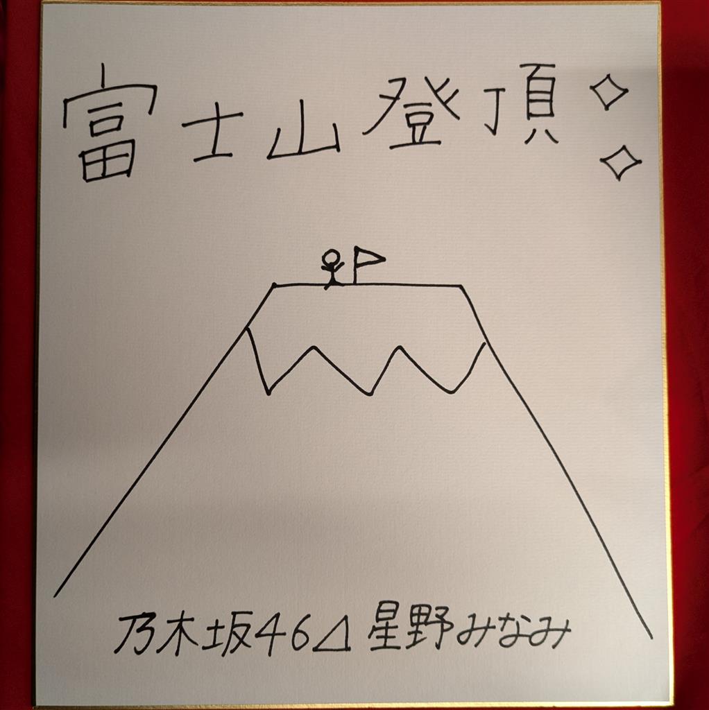 乃木坂46 生写真 星野みなみ 2020.Lucky Bag 直筆サイン - メルカリ