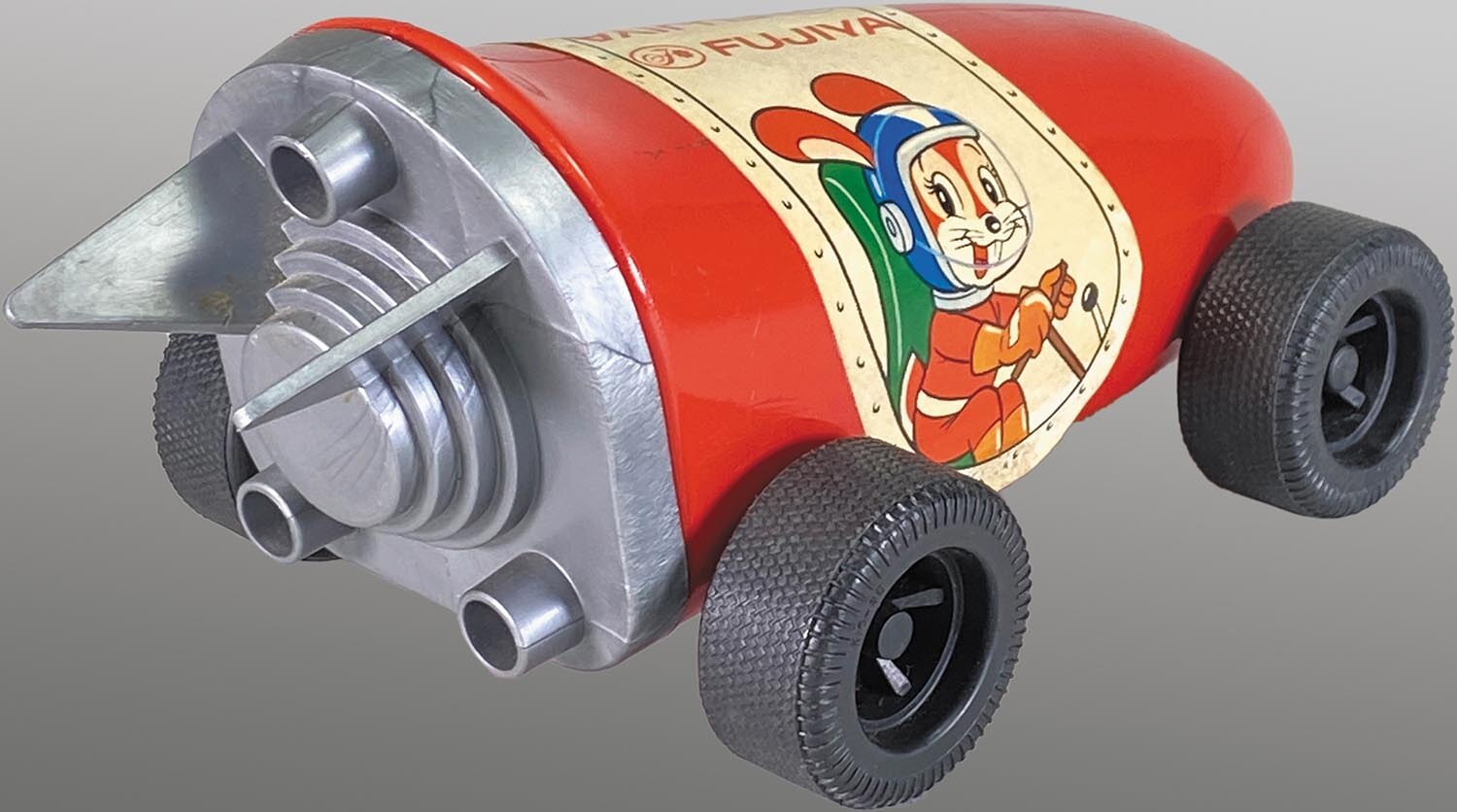 Race Car Confectionery Container Medium Size Red
