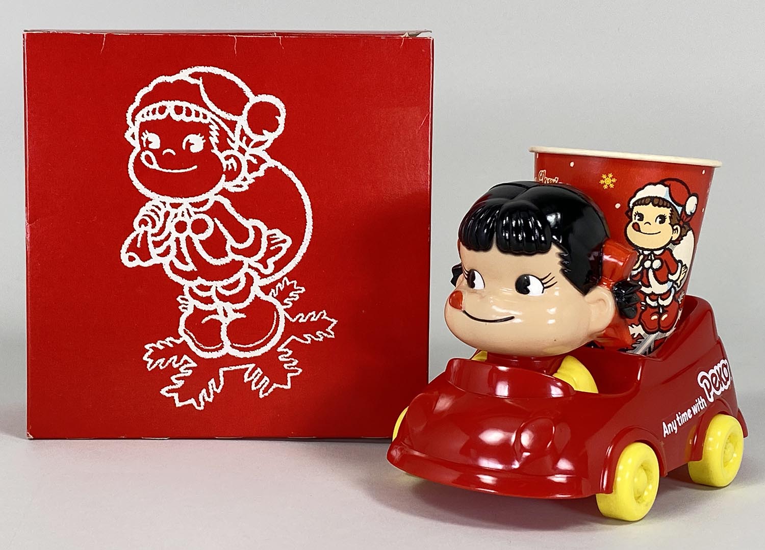 1358］ 不二家 クリスマス ドリンクスタンドカー