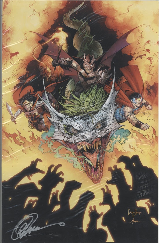 Greg Capullo 直筆サイン入りカラー複製イラスト バットマン・メタル