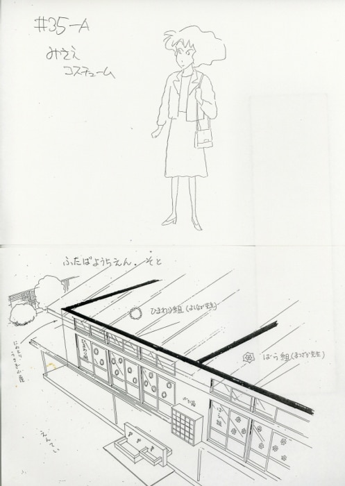 クレヨンしんちゃん まつざか先生 セル画 クレヨンしんちゃん まつざか先生 セル画 クレヨンしんちゃん