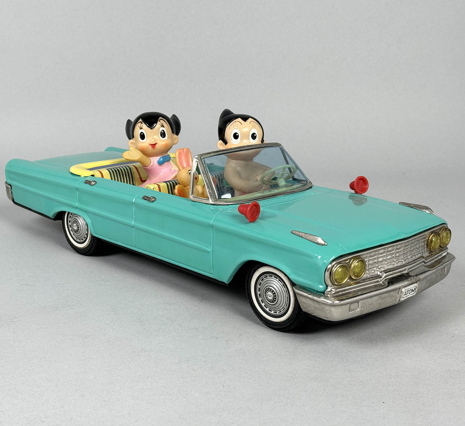 鉄腕アトム パレードカー ブリキ 浅草玩具 1007] 鉄腕アトム パレードカー 緑