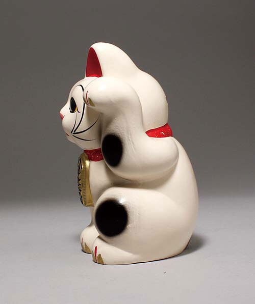 ヒゲタしょうゆの招き猫貯金箱箱付