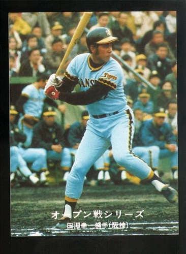 カルビープロ野球カード 阪神 田淵 カルビー 78 プロ野球カード 1978