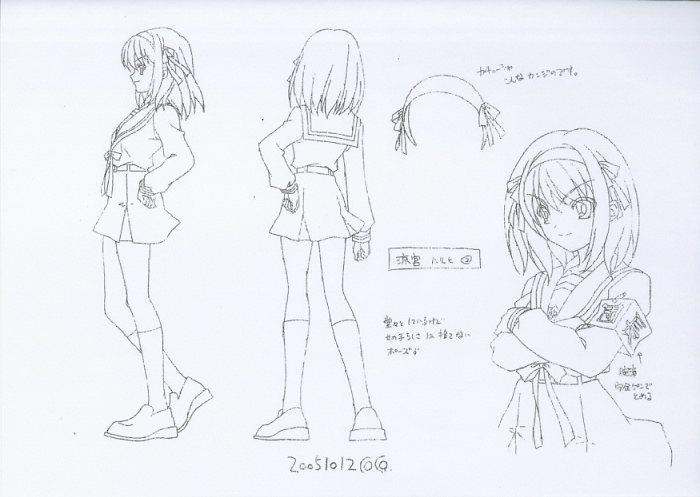 涼宮ハルヒの憂鬱 設定[制作素材]