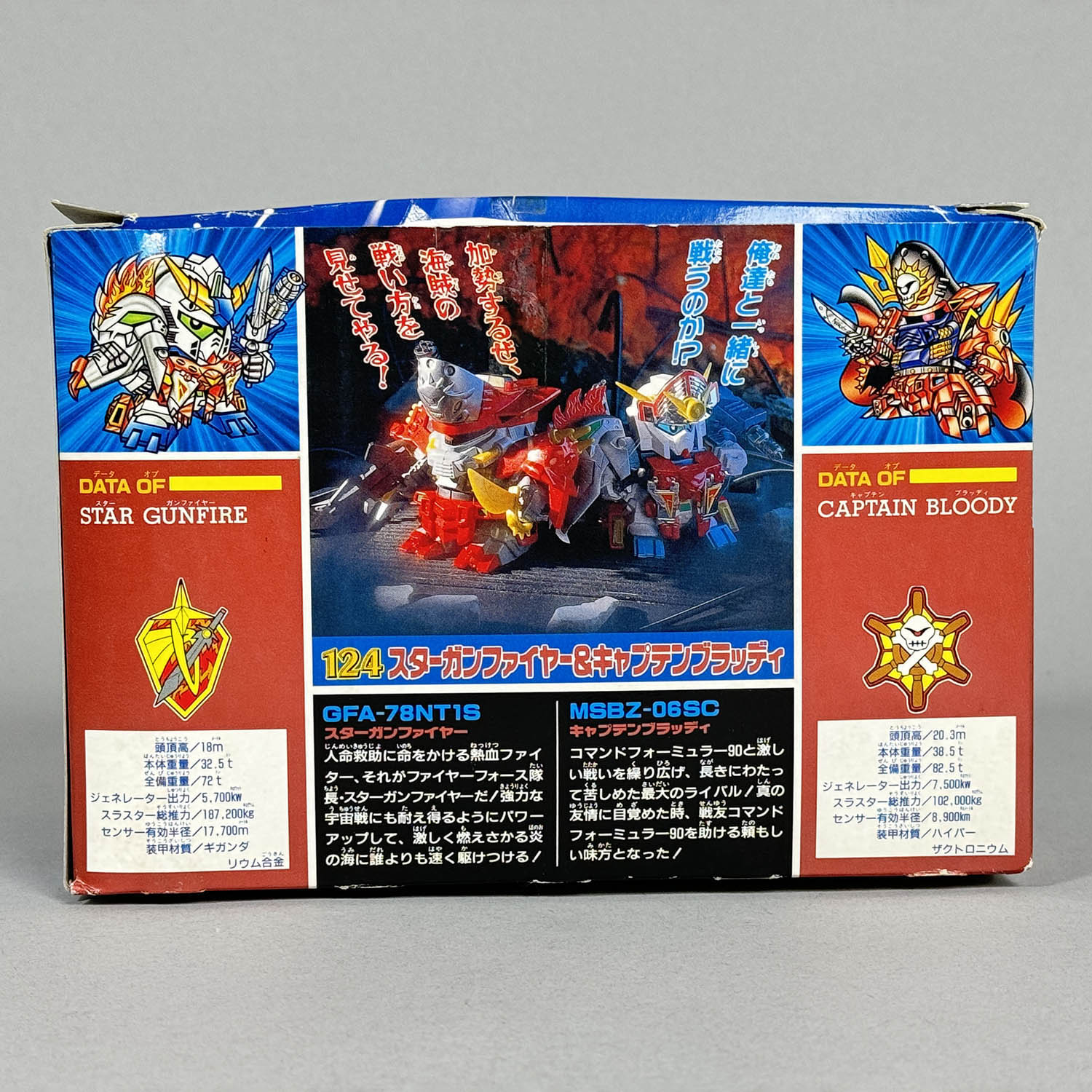 4335] 元祖SDガンダム スターガンファイヤー&キャプテンブラッディ