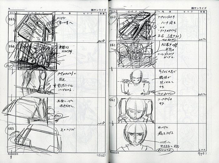 機動戦士ガンダムSEED 絵コンテ