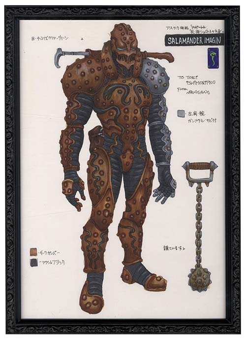 韮澤靖　直筆カラーイラスト　仮面ライダー電王　ウルフイマジン 韮沢靖直筆カラーイラスト (線は印刷) 「仮面ライダー電王