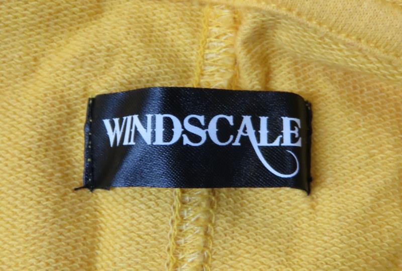 WINDSCALE フィリップ ノースリーブパーカー 黄色 イエロー WINDSCALE フィリップ ノースリーブパーカー 黄色 イエロー